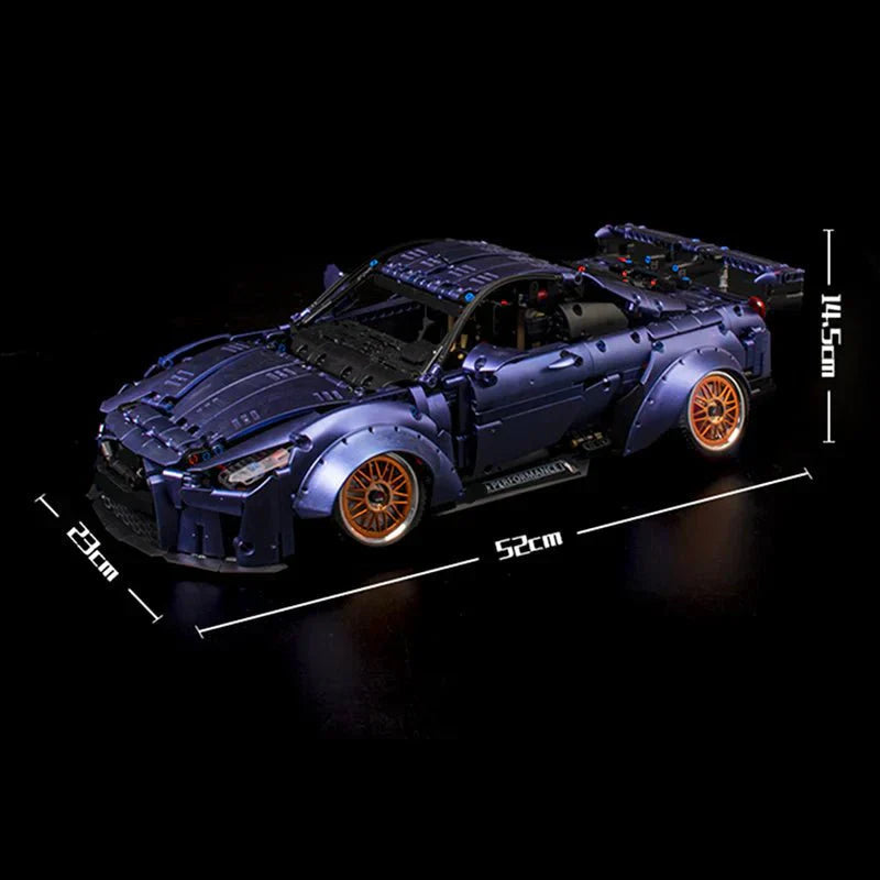 KBOX 10221 - Static Version - Stanced R35 GTR Godzilla Twin-Turbo - vue 11 | Power Blockz