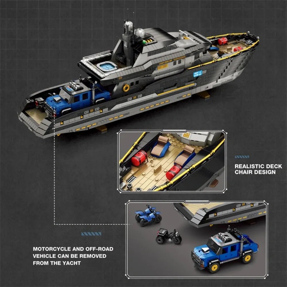 Reobrix 66103 - Modern Luxury Yacht - vue 2 | Power Blockz