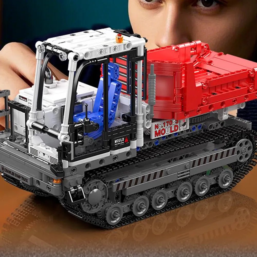 Mould King 17083 - Tracked Dumper Hauler - vue 6 | Power Blockz