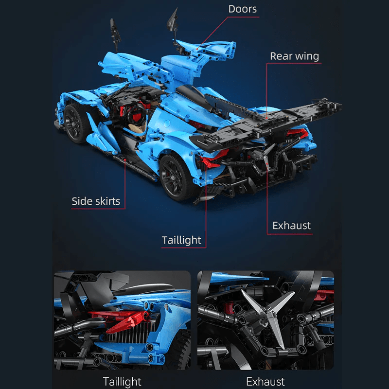 CaDa C64003W - V12 Intensa Track-Only Hypercar - vue 15 | Power Blockz