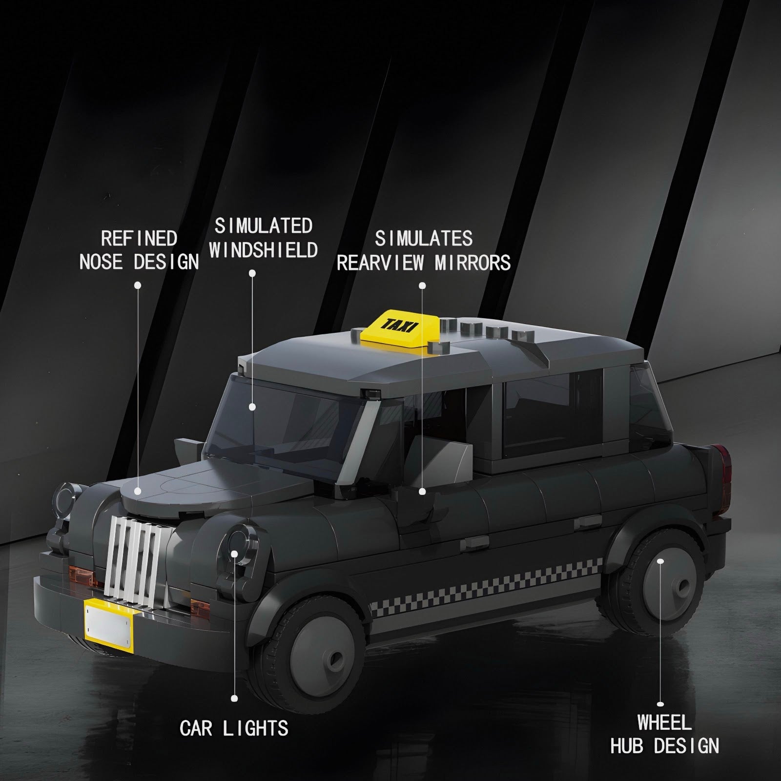 Xbert 66008 - Taxi - vue 4 | Power Blockz