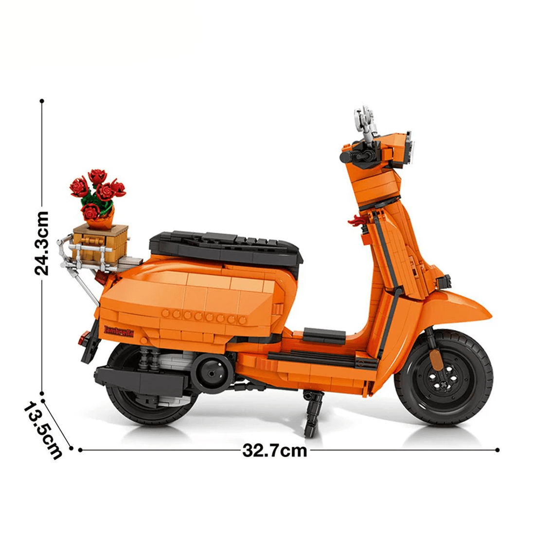 Reobrix 11036 - Orange - Lambretta V200 Special - vue 2 | Power Blockz