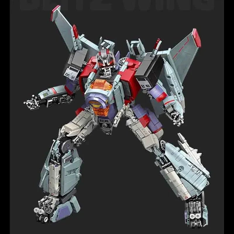 Super Hero Blitz Wing Mecha Robot Warrior Bricks Toy - Super Hero Blitz Wing Mecha Robot Warrior Bricks Toy - vue 3 | Power Blockz