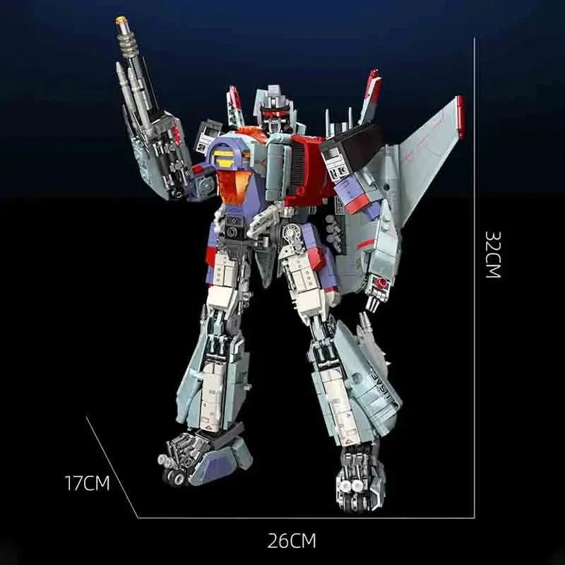 Super Hero Blitz Wing Mecha Robot Warrior Bricks Toy - Super Hero Blitz Wing Mecha Robot Warrior Bricks Toy - vue 4 | Power Blockz