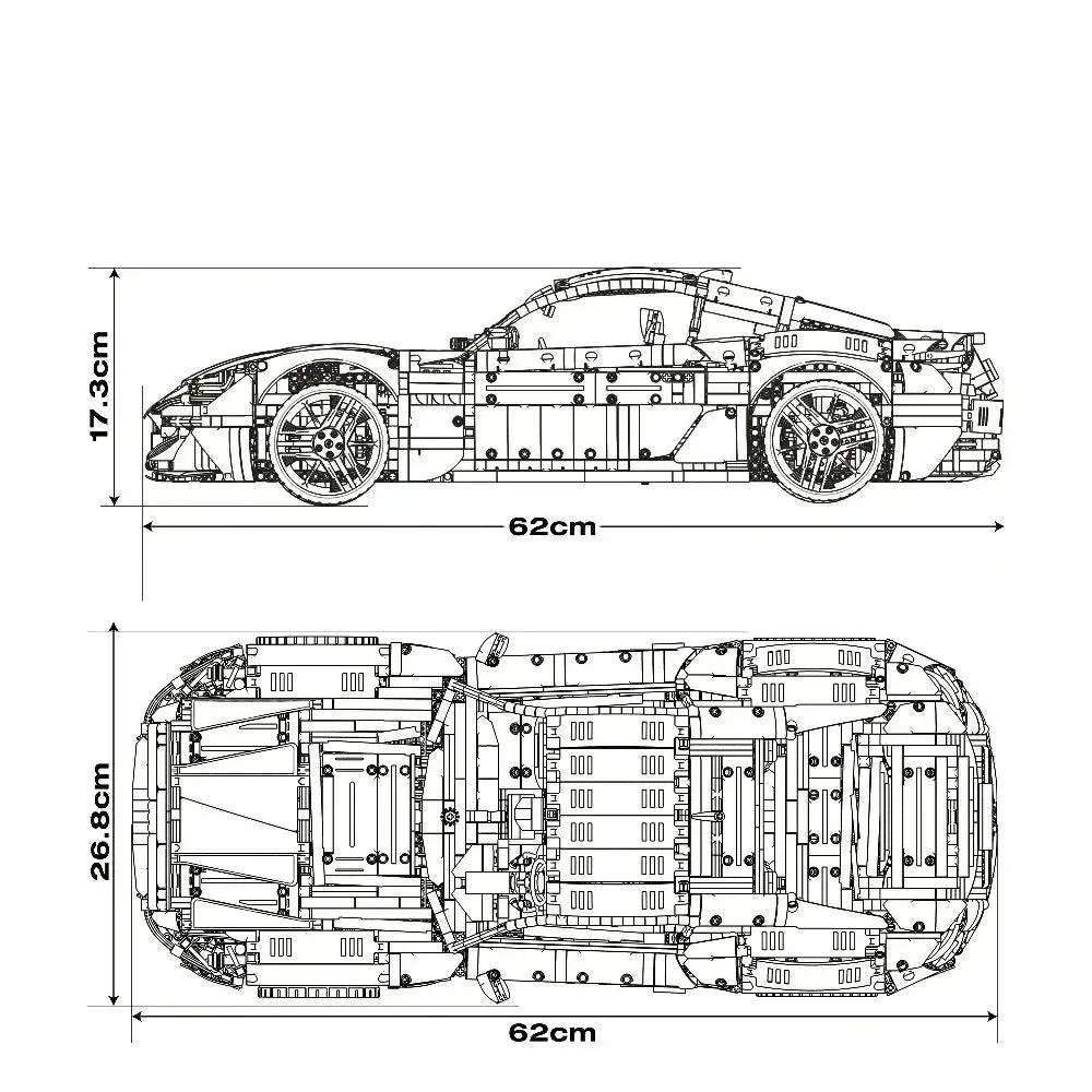 Reobrix RB-11009 - Maserati GranTurismo Bronze Edition - vue 8 | Power Blockz