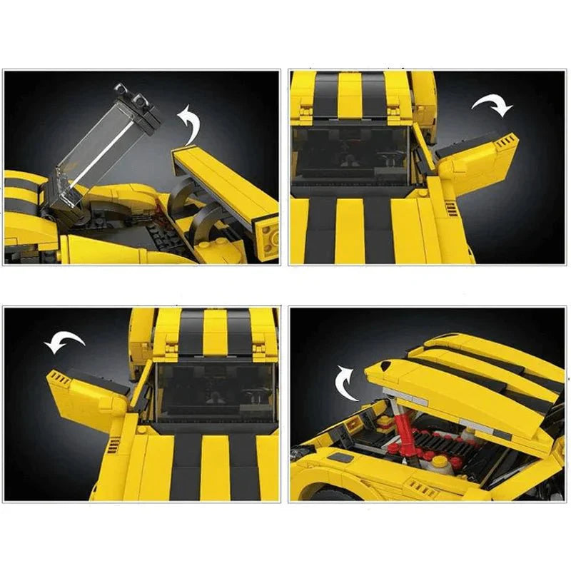 Mould King 10046 - ACR Viper American Supercar - vue 3 | Power Blockz