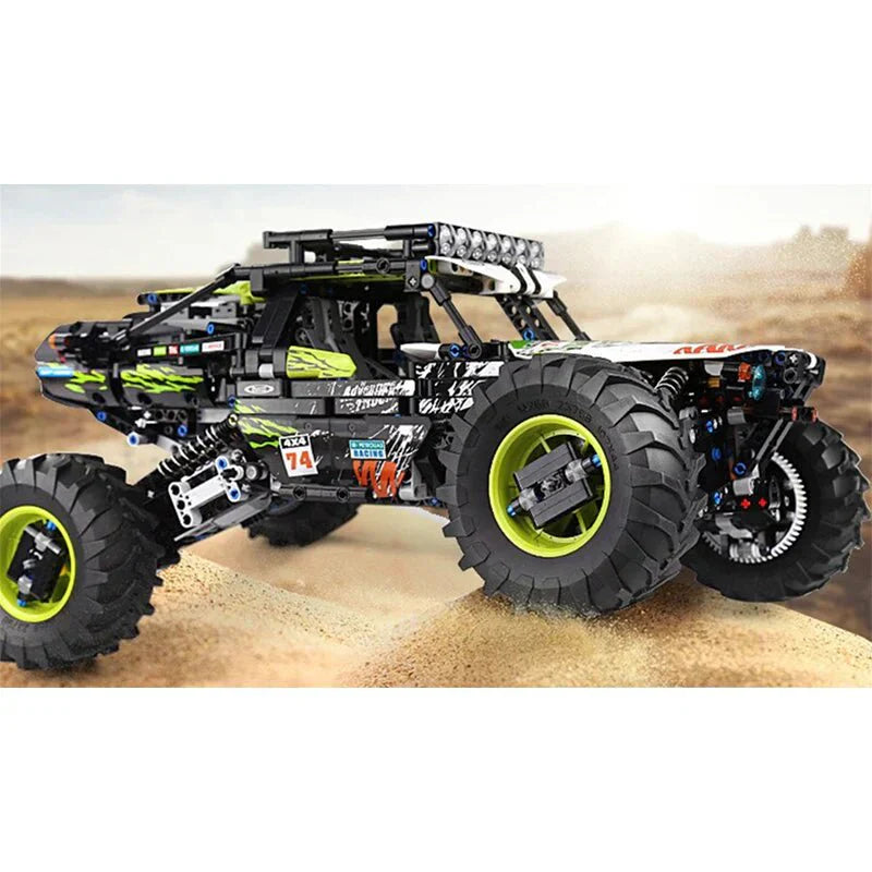 Mould King 18002 - Baja Desert Rally Buggy - vue 6 | Power Blockz