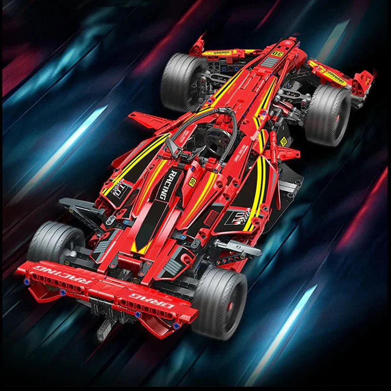 1:8 Scale Formula Racer | 1321pcs - 1:8 Scale Formula Racer - vue 5 | Power Blockz