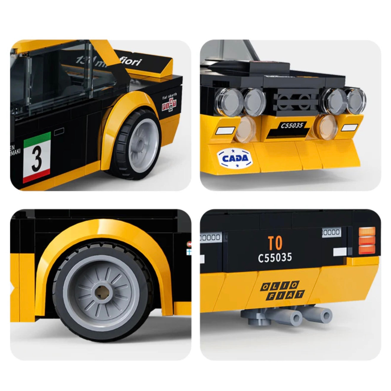 CaDa C55035W - Fiat 131 Abarth - vue 6 | Power Blockz