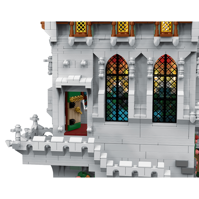Mork 033010 - European Medieval Castle - vue 2 | Power Blockz