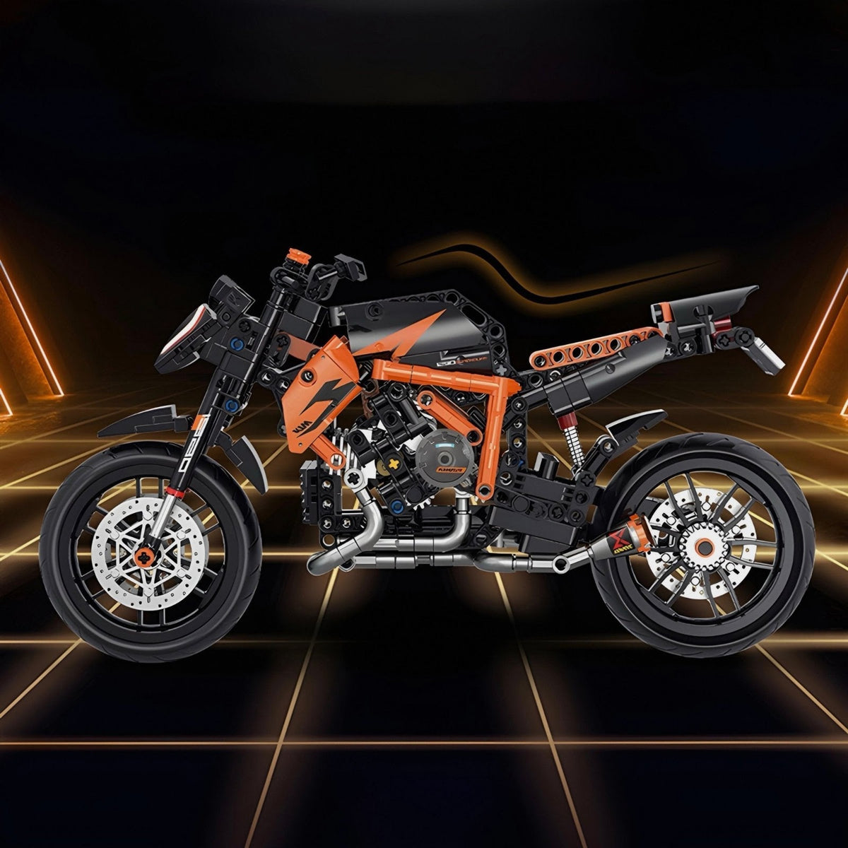1290 Naked Street Beast | 579pcs - 1290 Naked Street Beast - vue 2 | Power Blockz