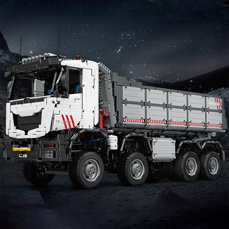 Mould King 19013 - Pneumatic Articulated Dump Truck - vue 2 | Power Blockz