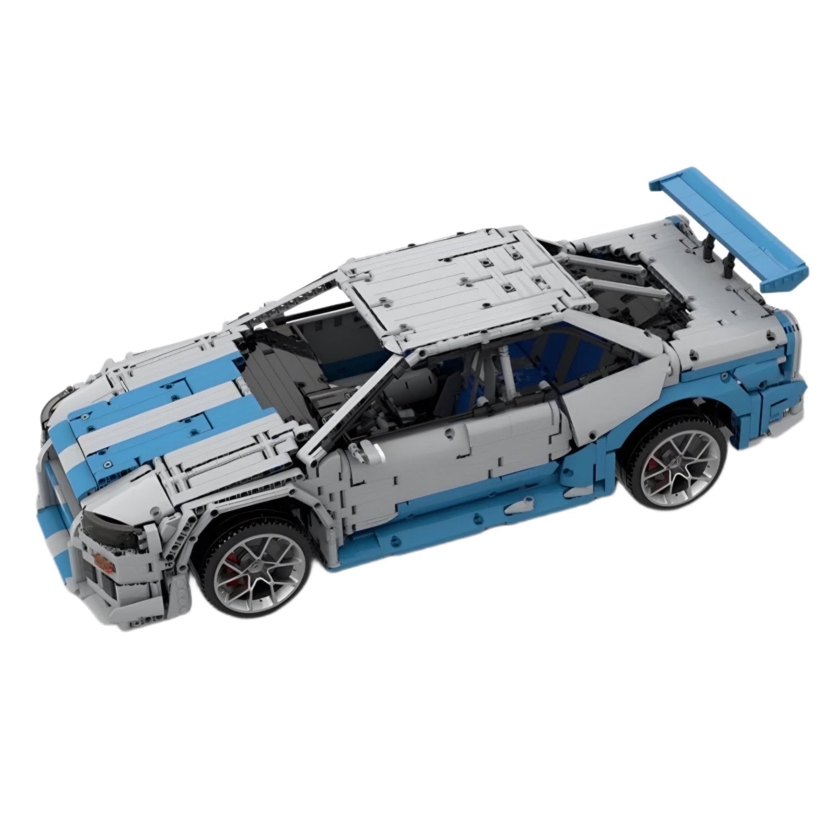 Power Blockz R34 GTR JDM - Stickers included - JDM R34 Coupé 'Godzilla' - vue 13 | Power Blockz