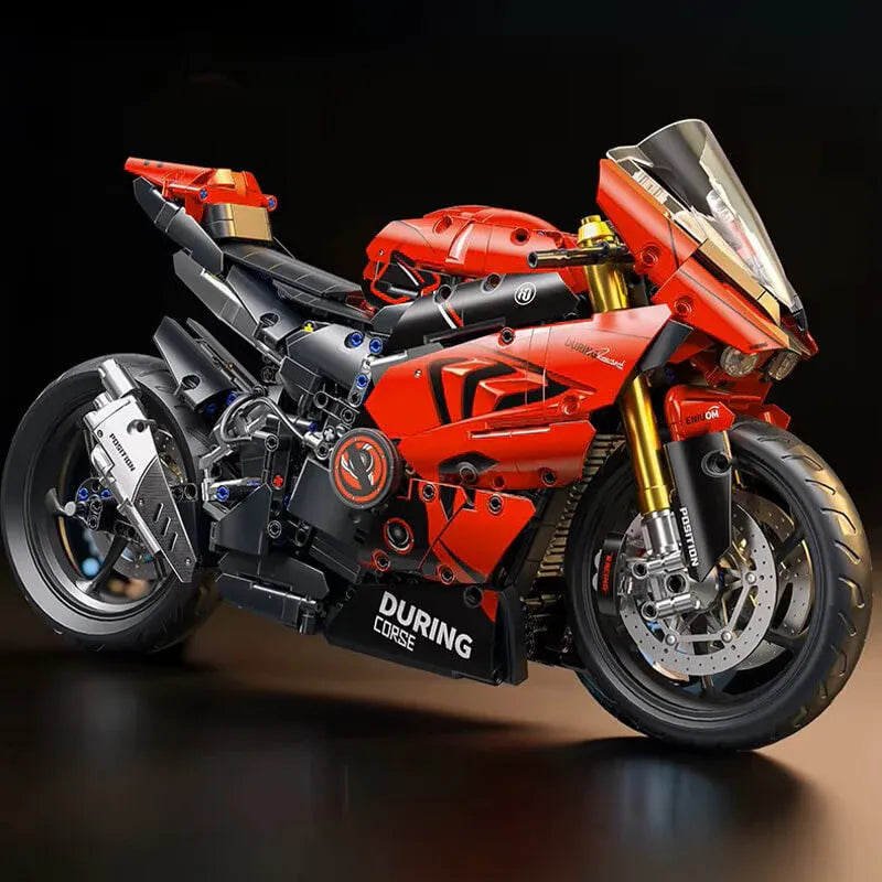 Toylinx 88816 - Italian V4 Racing Bike - vue 2 | Power Blockz