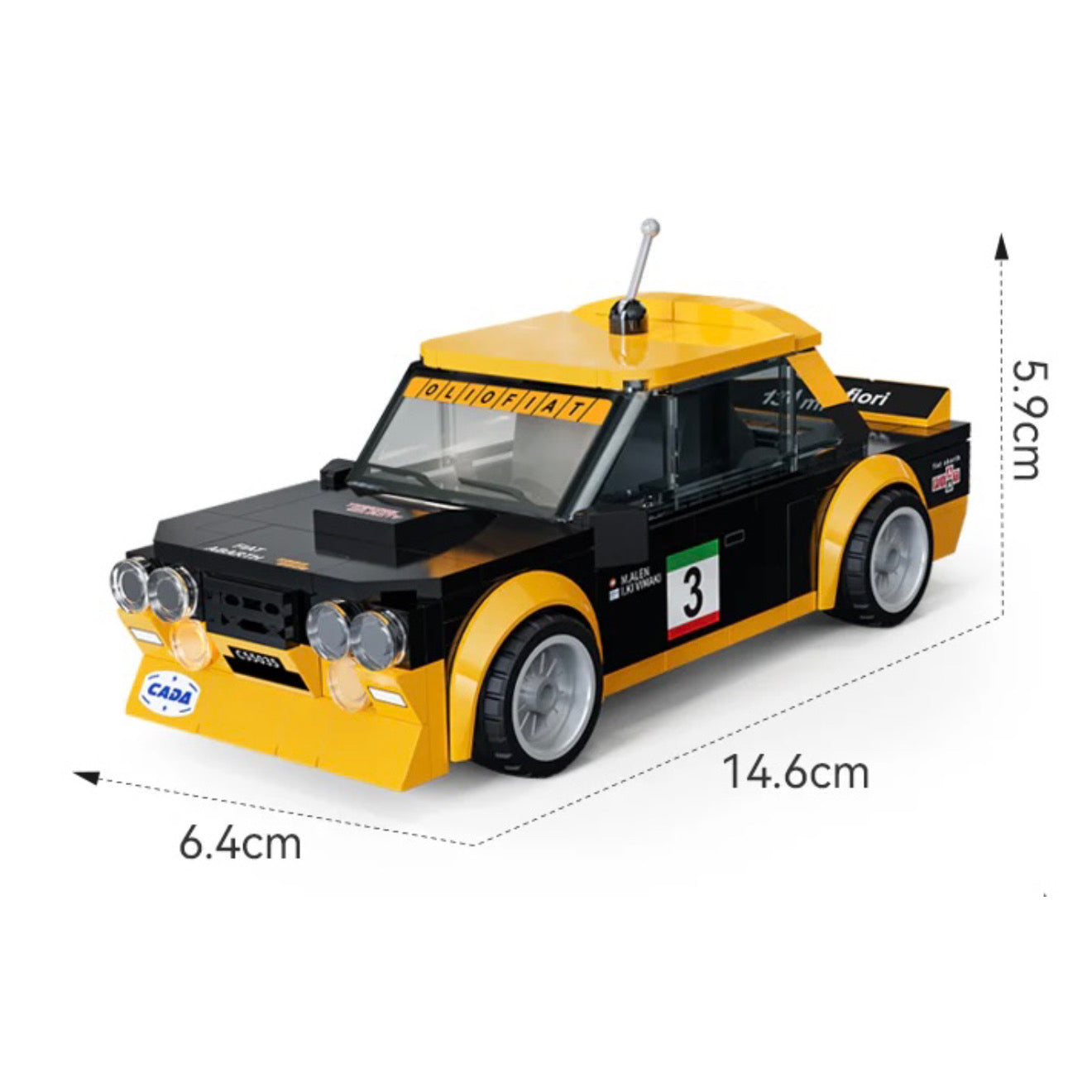 CaDa C55035W - Fiat 131 Abarth - vue 7 | Power Blockz