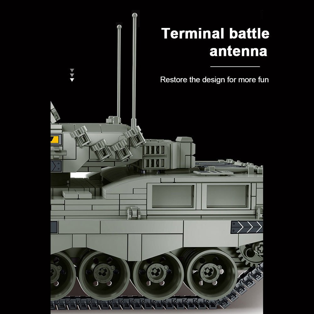 Mork 027001 - Leopard 2 Main Battle Tank - vue 4 | Power Blockz