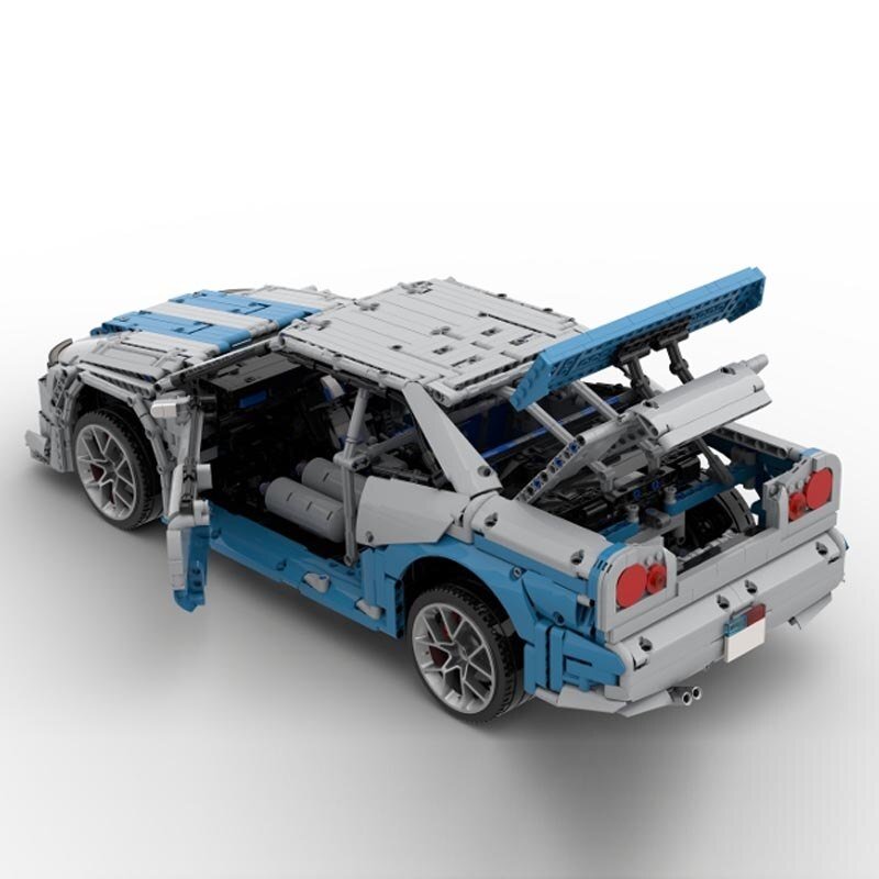 Power Blockz R34 GTR JDM - Stickers included - JDM R34 Coupé 'Godzilla' - vue 8 | Power Blockz