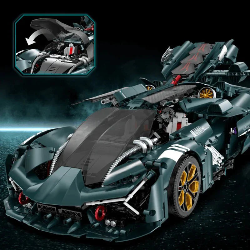 Guly 10611 - Static Version - Futuristic Electric Hypercar V2 - vue 4 | Power Blockz
