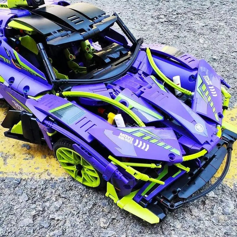 Moyu MY88007 - EVO Track Hypercar - vue 6 | Power Blockz