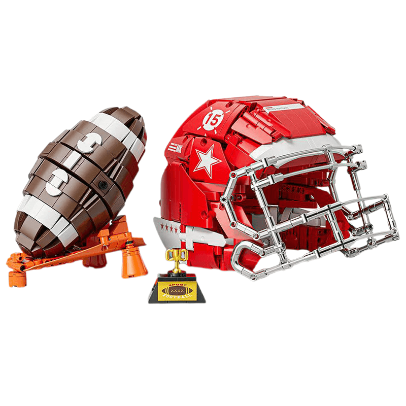 DK 80020 - US Football Helmet and Ball | Power Blockz