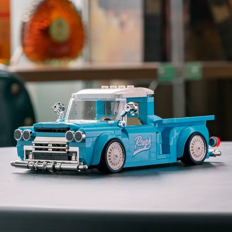 PB8840 - Steel Blue Pickup - vue 2 | Power Blockz
