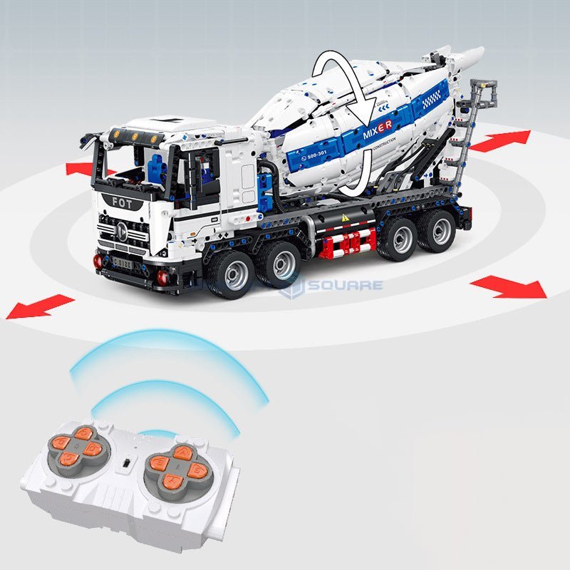 Jiestar FF11012 - Static Version - Concrete Mixer Truck - vue 4 | Power Blockz