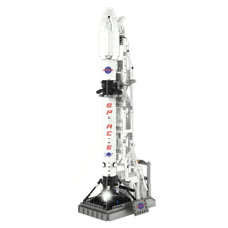 DK 7006 - Moon Landing Program Rocket X | Power Blockz