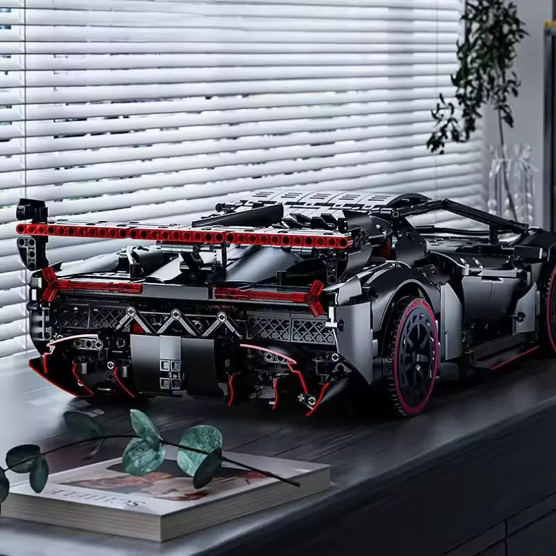 Kbox 10522 - Veneno Lambo Competizione Gunmetal - vue 3 | Power Blockz