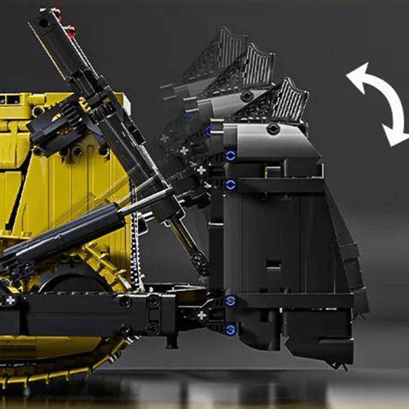 Mould King 17049 - RC Bulldozer - Ultimate Edition - vue 7 | Power Blockz