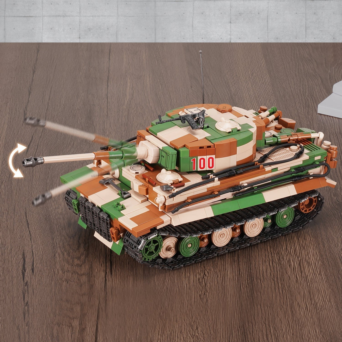 Quanguan 100244 - Tiger I Tank - vue 7 | Power Blockz