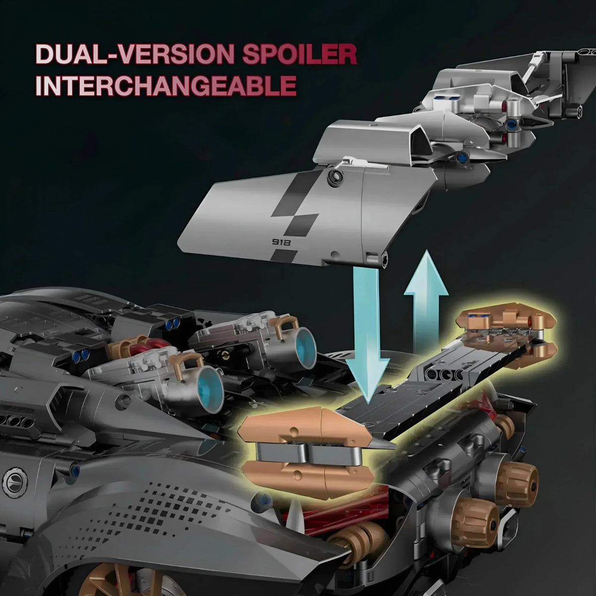 Guly 10629 - Static Version - 918 Cyberpunk Hybrid Hypercar Concept - vue 7 | Power Blockz