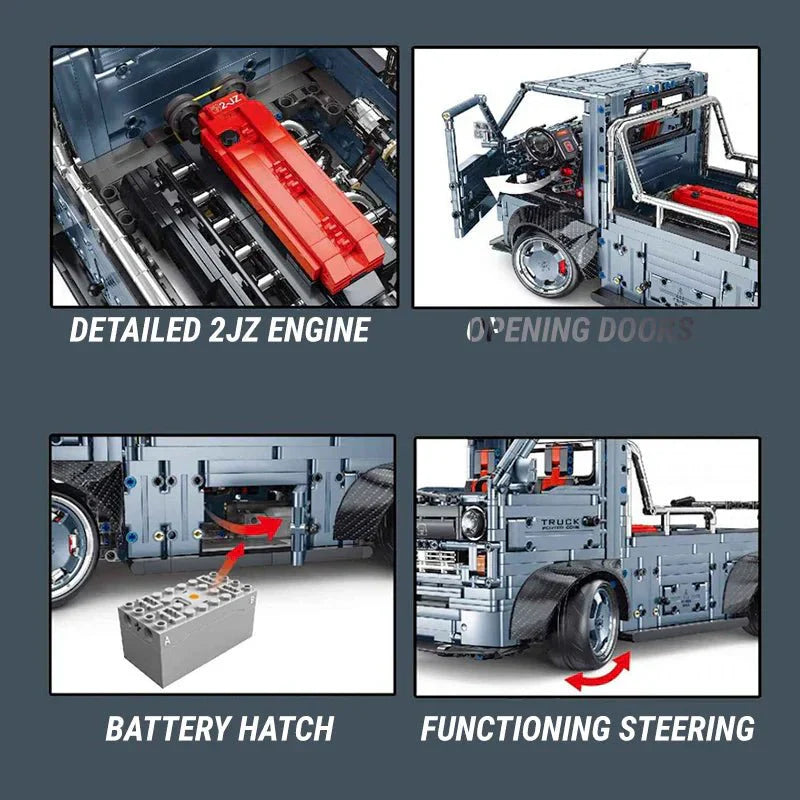 TGL T5021 - Static Version - Compact JDM Kei Truck - vue 14 | Power Blockz