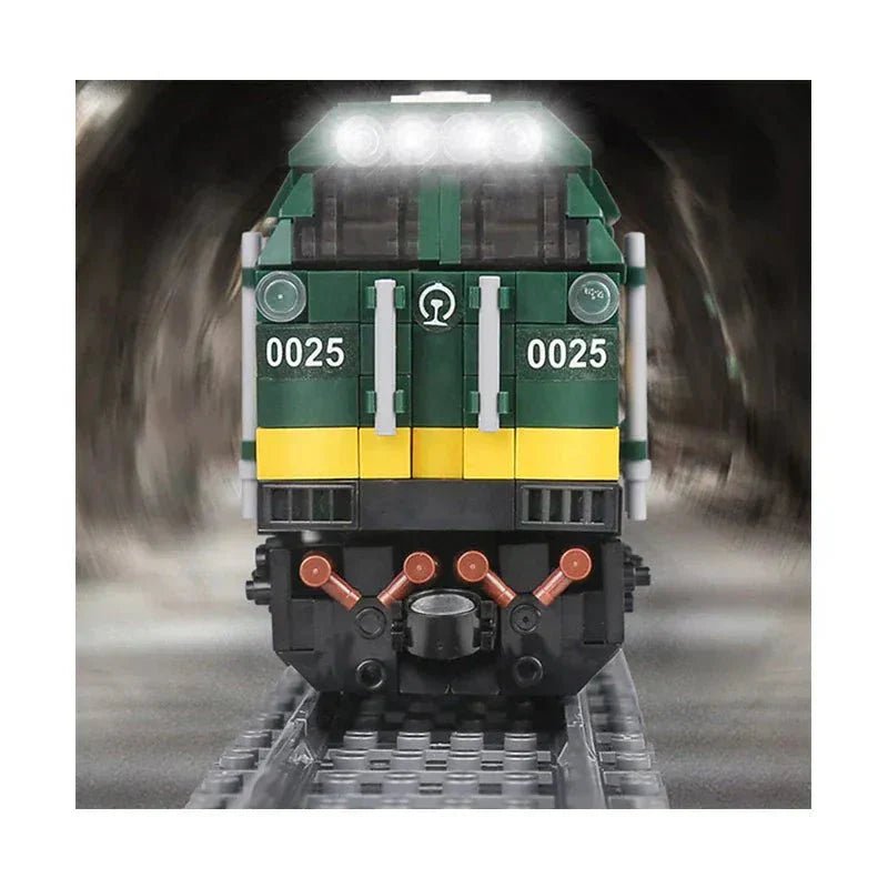 Mould King 12001 - Motorized Diesel Locomotive - vue 7 | Power Blockz