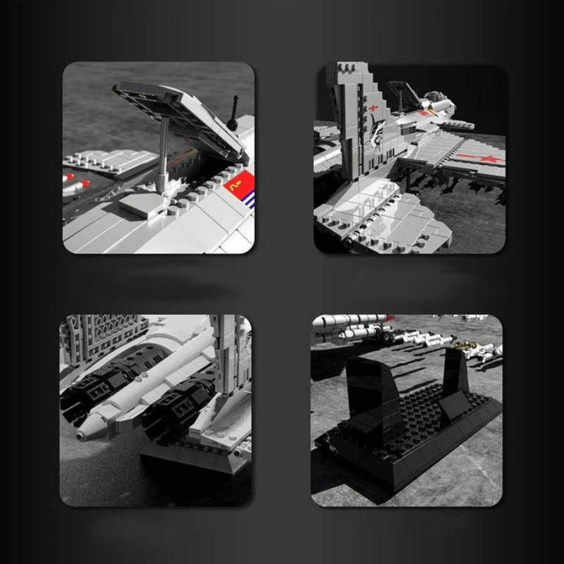 Reobrix 33023 - J-15 Flying Shark - vue 5 | Power Blockz