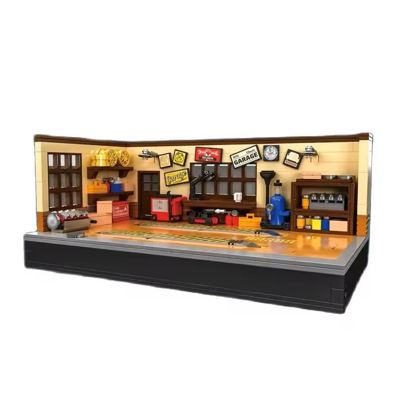 Small Angle JD098 - Vintage Auto Garage | Power Blockz