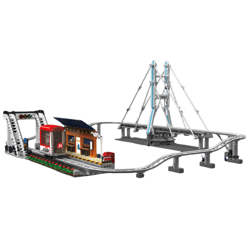 Mould King 16052 - Motorised Monorail | Power Blockz
