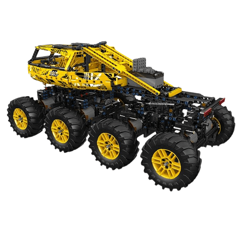 Mould King 18031 - Remote Controlled - Red - 8-Wheel Drive Off-Roader | Power Blockz