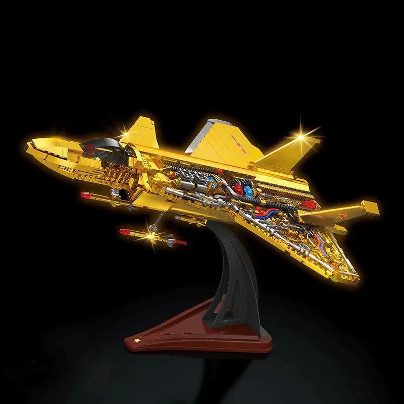 ZHEGAO GZ2016 - J-20 Collector Edition - vue 7 | Power Blockz