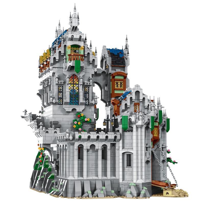 Mork 033010 - European Medieval Castle - vue 10 | Power Blockz