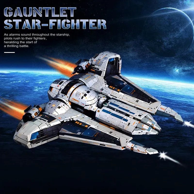 BaKa 33918 - Interstellar Starfighter - vue 7 | Power Blockz