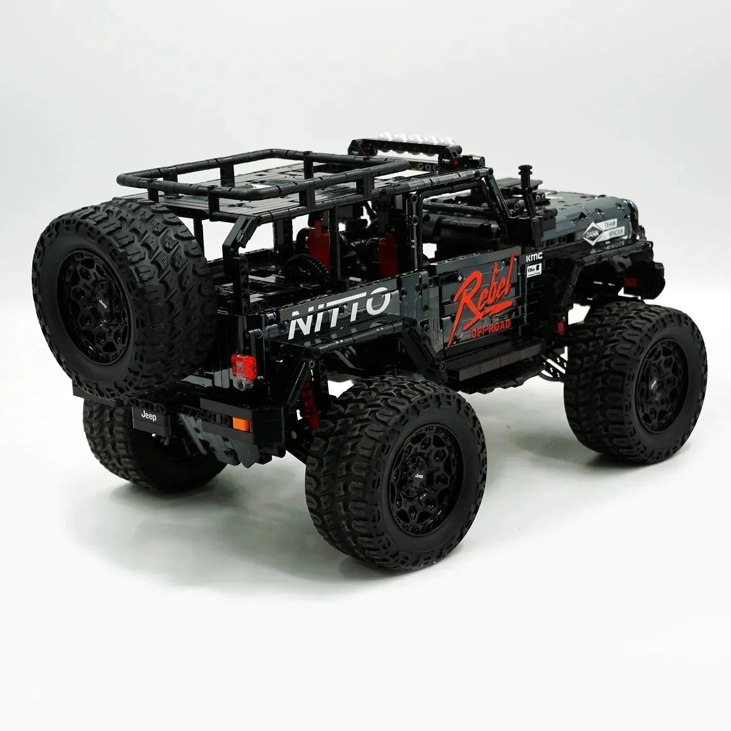 Hybrid Off-Road SUV – Trail Edition | 2545pcs - Black - Hybrid Off-Road SUV – Trail Edition - vue 4 | Power Blockz
