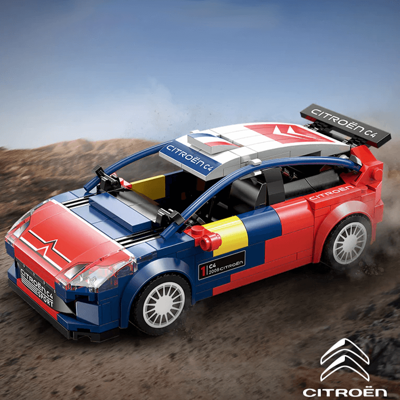 C55033W with our box - Citroen C4 WRC - vue 2 | Power Blockz