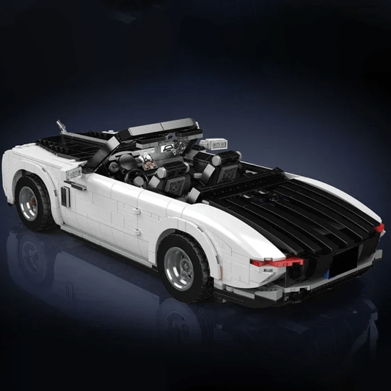 Mould King 10031 - British Phantom Luxury Convertible - vue 3 | Power Blockz