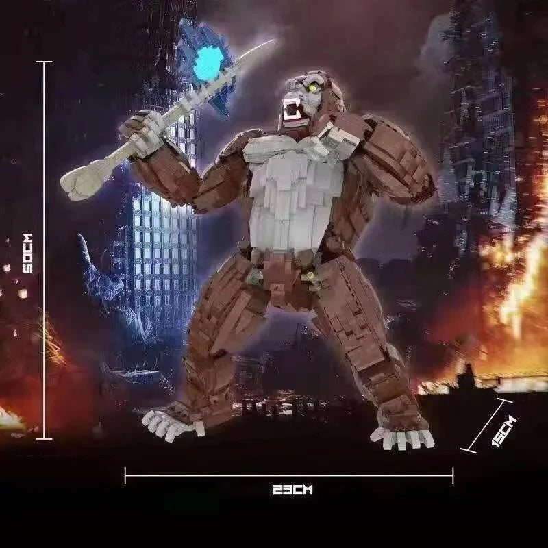 Movie Expert King Kong Bricks Toy | 1803pcs - Movie Expert King Kong Bricks Toy - vue 5 | Power Blockz