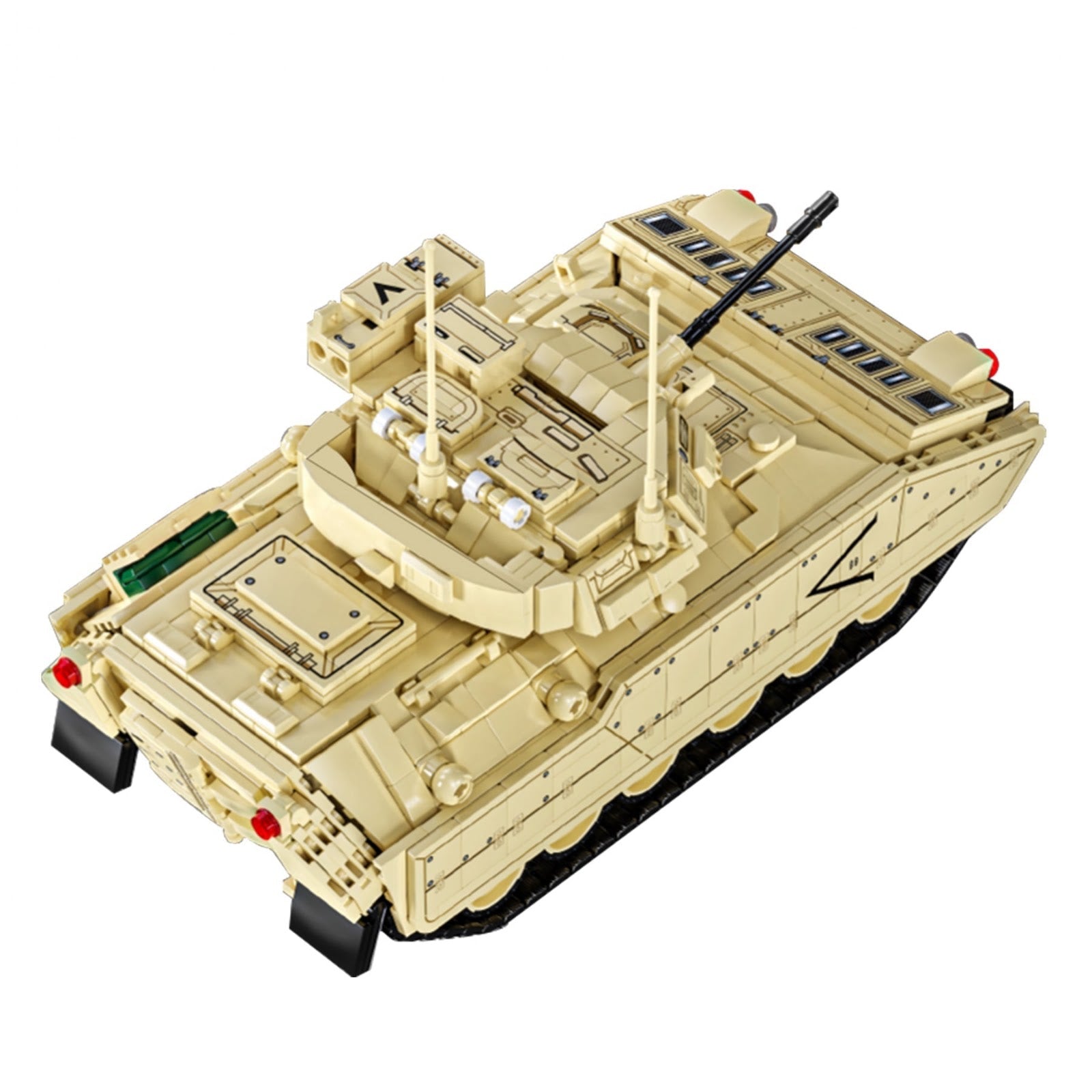 12GO 96007 - M2 Bradley Infantry Fighting Vehicle - vue 5 | Power Blockz
