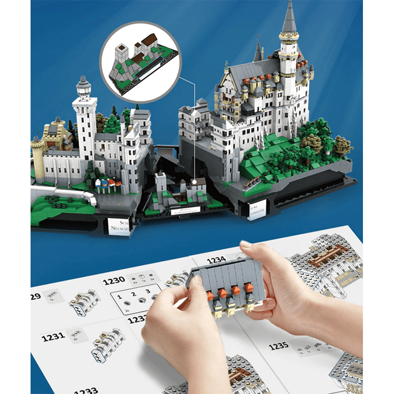 Xingbao 8188 - Neuschwanstein Castle - vue 7 | Power Blockz