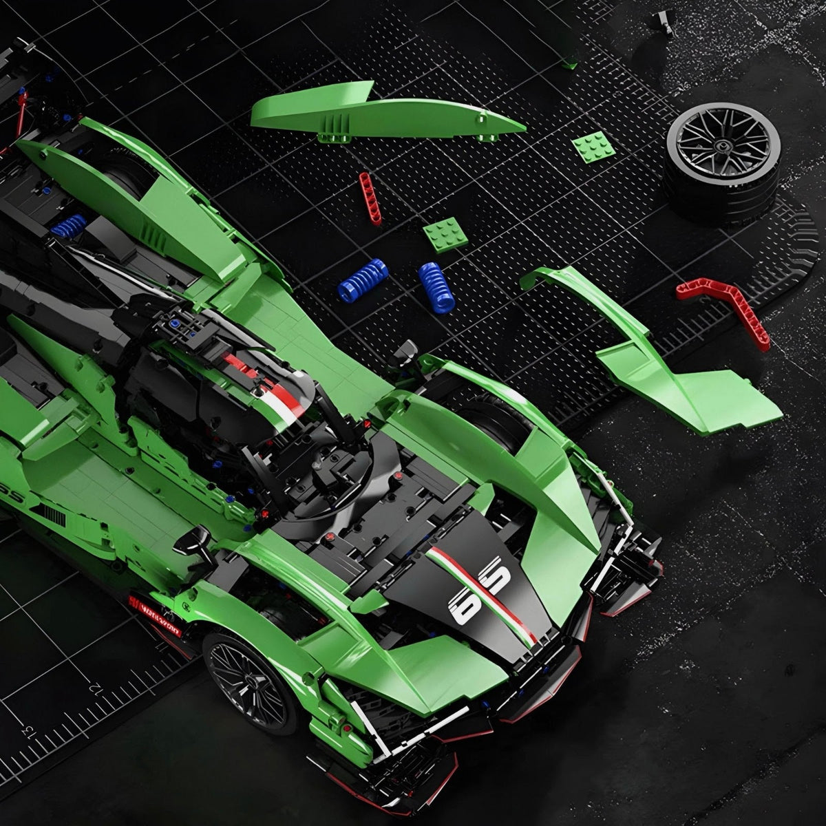 MOYU MY88029 - Static Version - Endurance SC63 Prototype Hypercar - vue 12 | Power Blockz