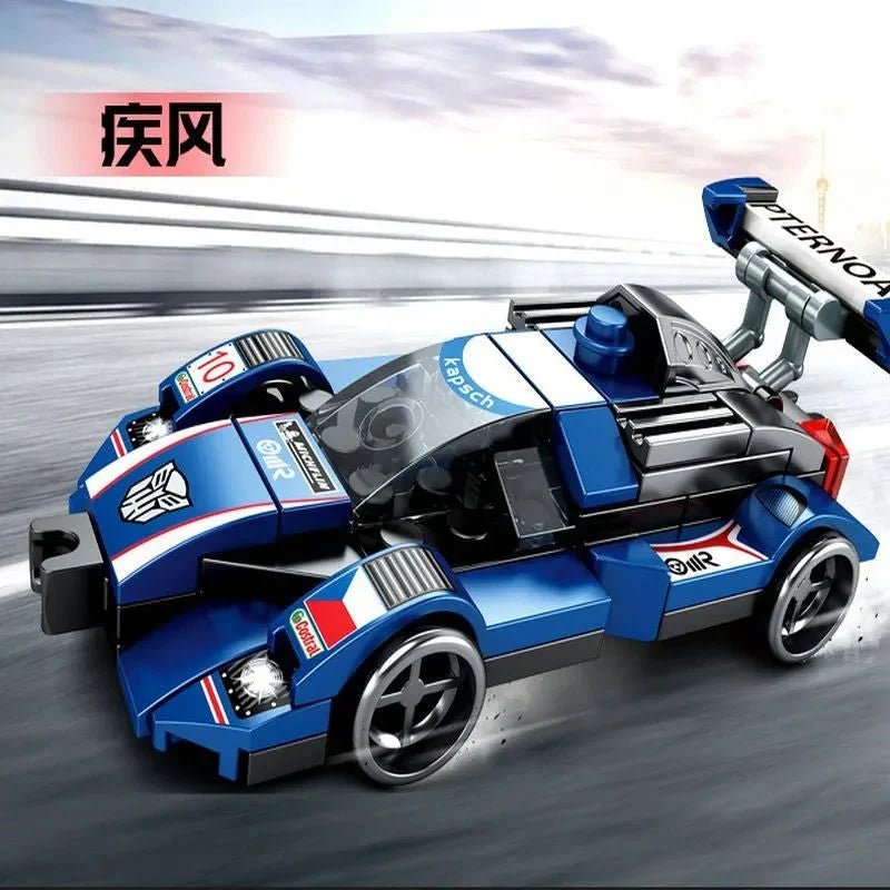 Mechanical Transformation Robot Racing Car Bricks Toy | 657pcs - Mechanical Transformation Robot Racing Car Bricks Toy - vue 6 | Power Blockz