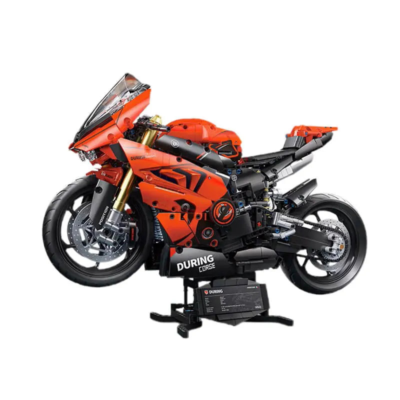 Toylinx 88816 - Italian V4 Racing Bike | Power Blockz
