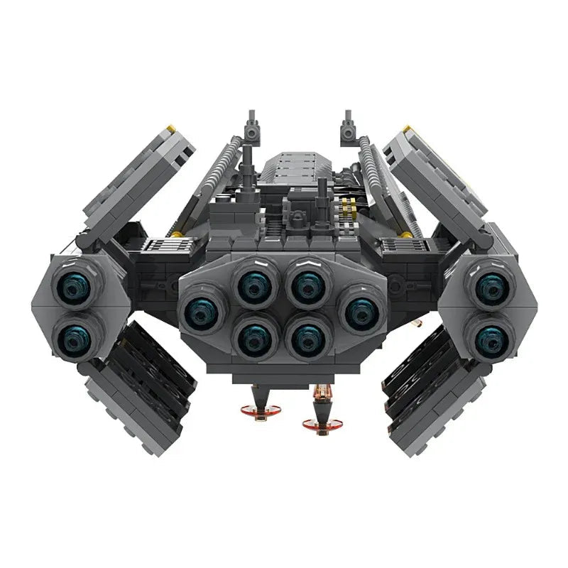 Gobricks MOC 176829 - Helldivers 2 Super Destroyer - vue 6 | Power Blockz